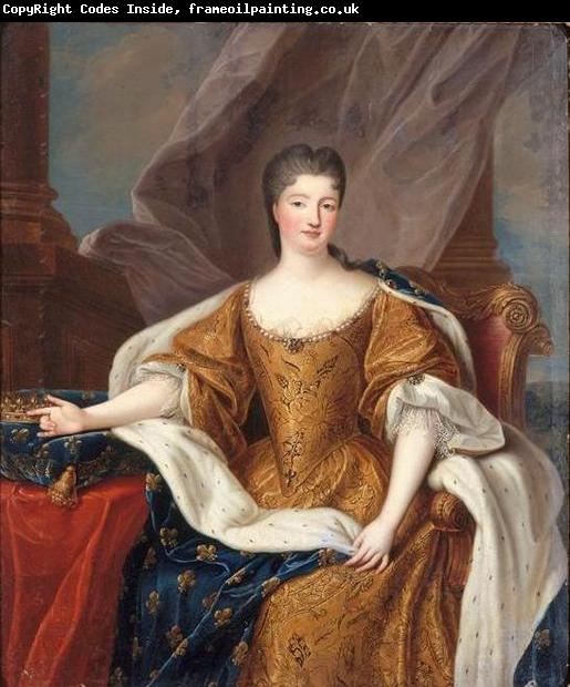 Circle of Pierre Gobert Portrait Marie Anne de Bourbon as Princess of Conti